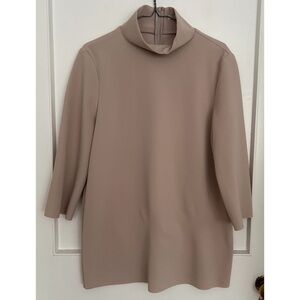 Oak and Fort Beige High Neck Shirt/Tunic Size M